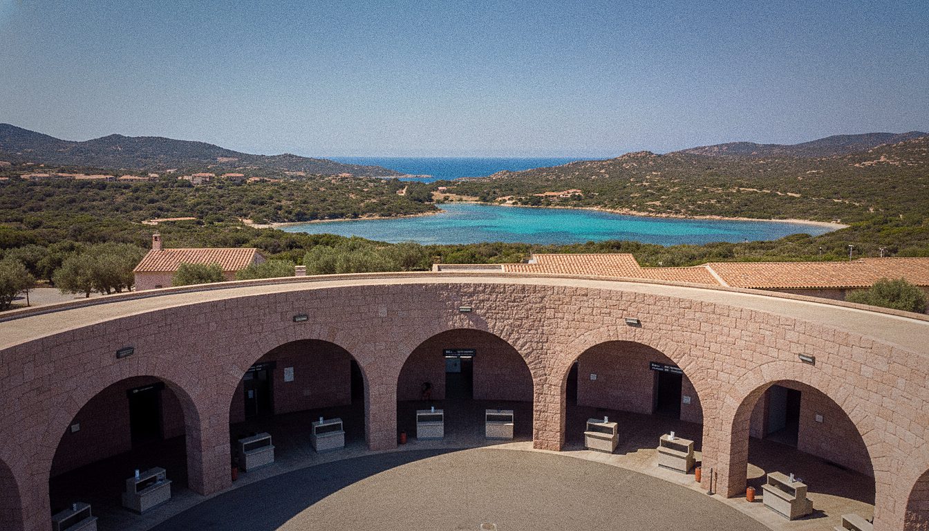 Mietwagenschalter in der Ankunftshalle des Flughafens Olbia